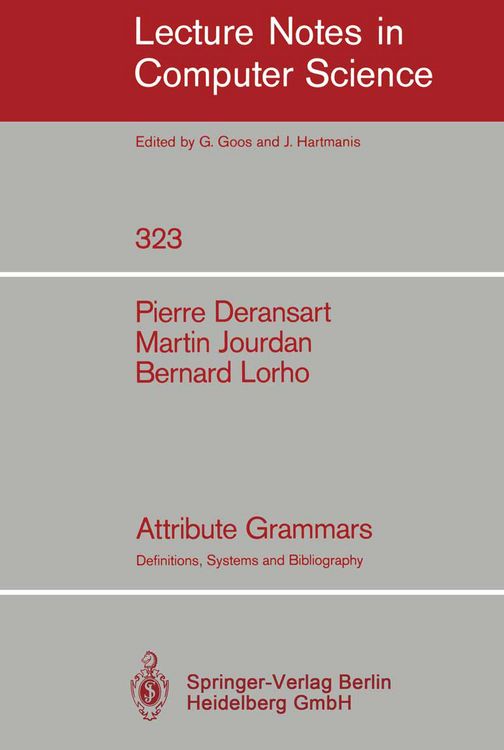 Produktbild: Attribute Grammars
