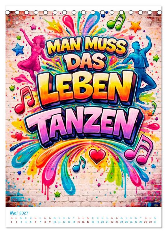 Produktbild: BACKROUND (Tischkalender 2027 DIN A5 hoch), CALVENDO Monatskalender