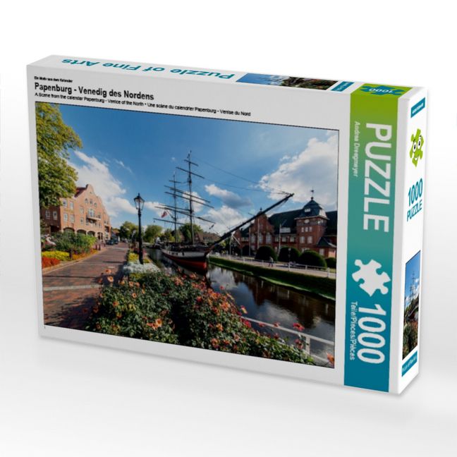 Produktbild: CALVENDO Puzzle Papenburg | 1000 Teile Lege-Gr&ouml;&szlig;e 64x48cm Foto-Puzzle f&uuml;r gl&uuml;ckliche Stunden