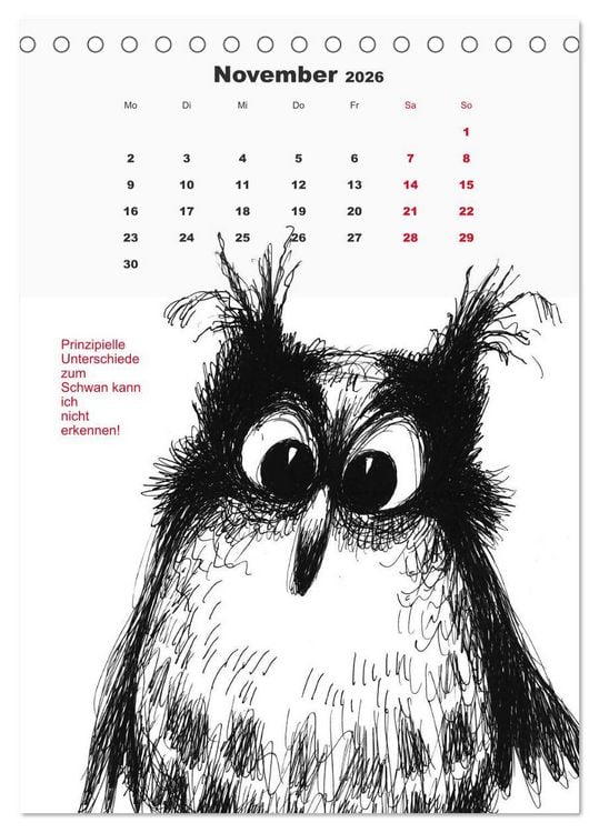Produktbild: Vor dem Spiegel 2026 (Tischkalender 2026 DIN A5 hoch), CALVENDO Monatskalender