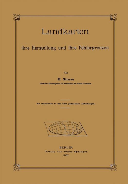 Produktbild: Landkarten ihre Herstellung und ihre Fehlergrenzen