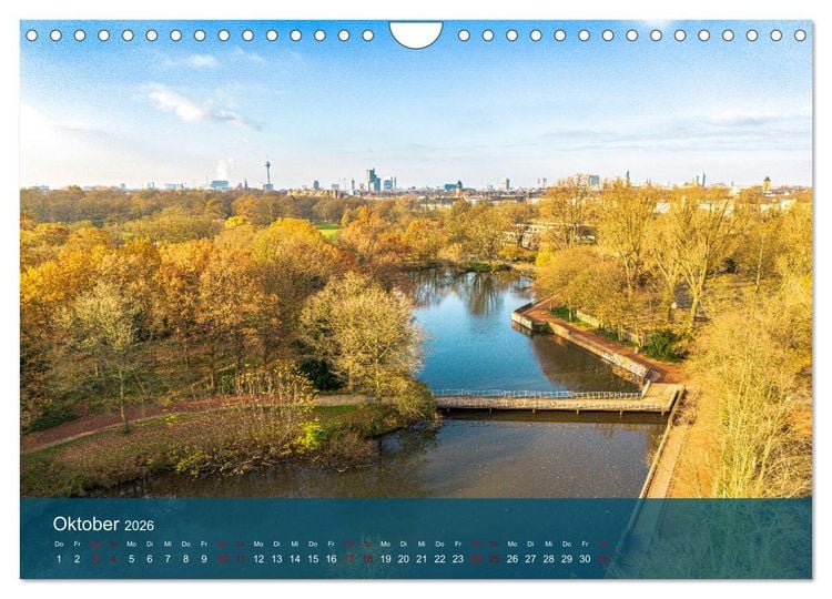 Produktbild: Die D&uuml;ssel von den Quellen bis zu den M&uuml;ndungen (Wandkalender 2026 DIN A4 quer), CALVENDO Monatskalender
