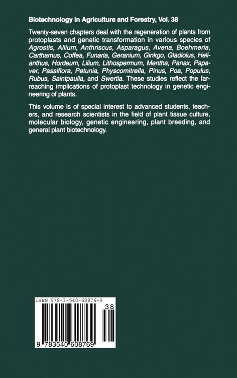 Produktbild: Plant Protoplasts and Genetic Engineering VII