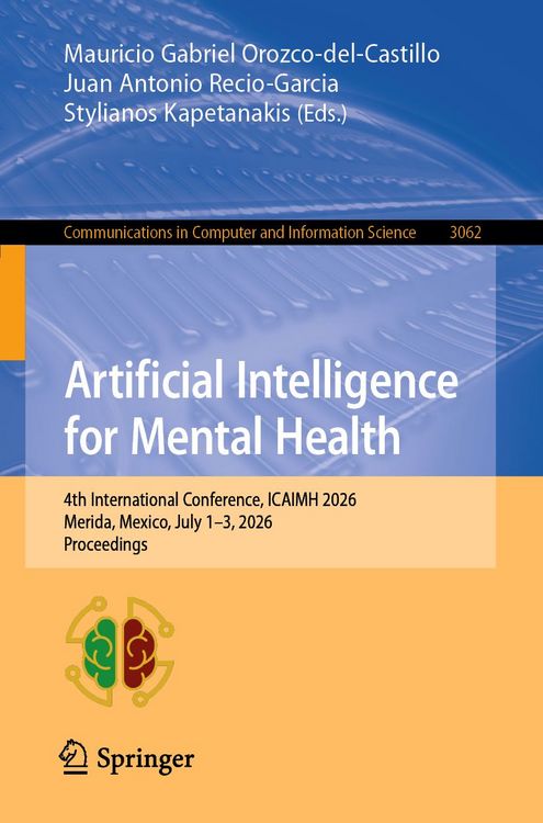 Produktbild: Artificial Intelligence for Mental Health