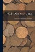 Produktbild: 1932 RNA Minutes