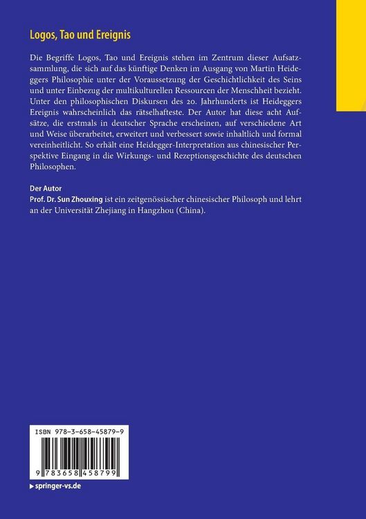 Produktbild: Logos, Tao und Ereignis