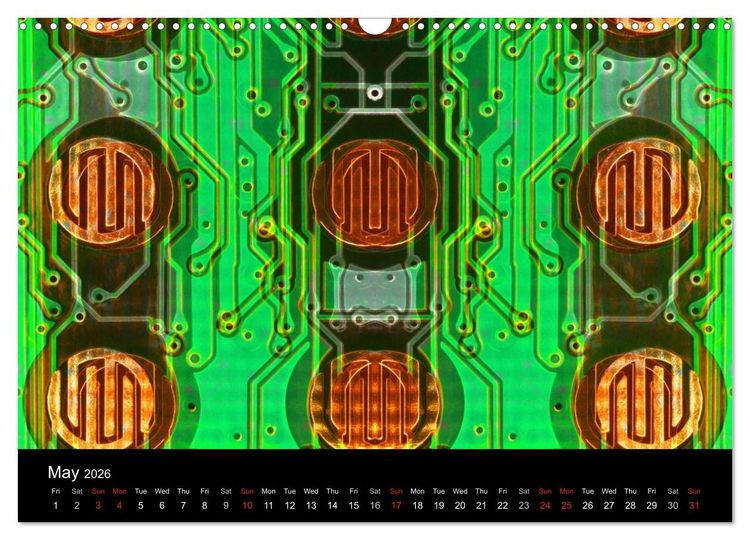 Produktbild: Computer Close Up (Wall Calendar 2026 DIN A3 landscape), CALVENDO 12 Month Wall Calendar