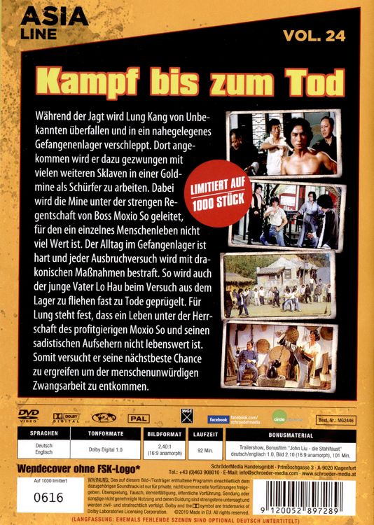 Produktbild: Asia Line Vol. 24: Kampf bis zum Tod