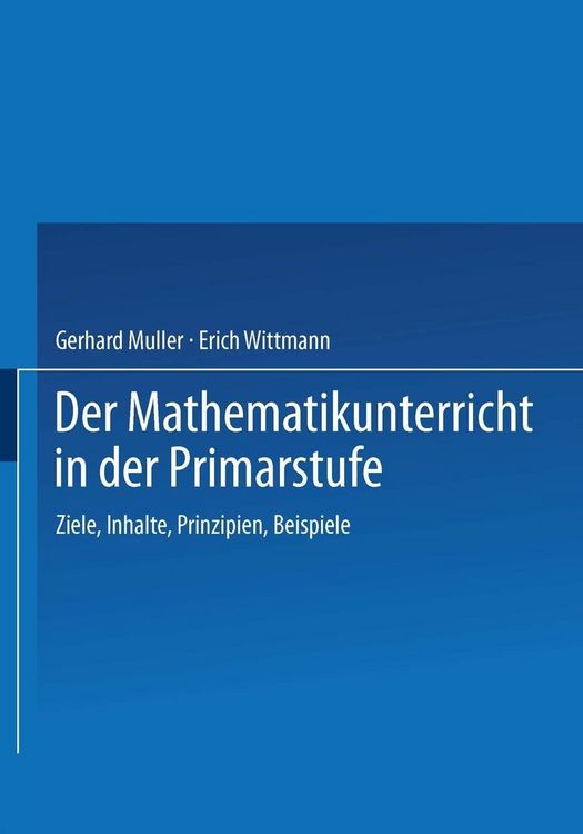 Produktbild: Der Mathematikunterricht in der Primarstufe