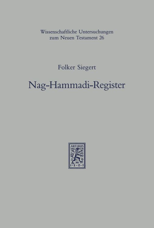 Produktbild: Nag-Hammadi-Register