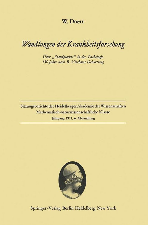 Produktbild: Wandlungen der Krankheitsforschung