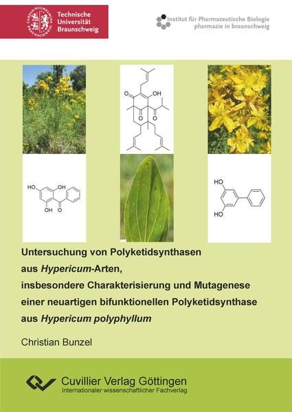Produktbild: Untersuchung von Polyketidsynthasen aus Hypericum-Arten, insbesondere Charakterisierung und Mutagenese einer neuartigen bifunktionellen Polyketidsynthase aus Hypericum polyphyllum