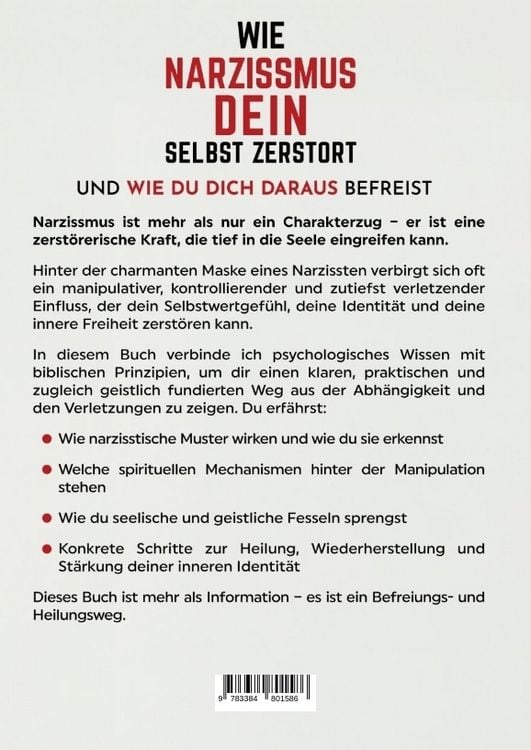 Produktbild: Wie Narzissmus Dein Selbst zerst&ouml;rt