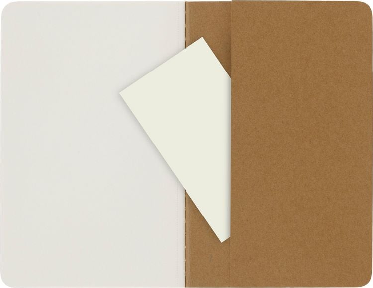 Produktbild: Moleskine Cahier pocket blanko packpapierbraun DIN A6. 3er Pack