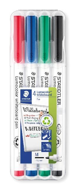 Produktbild: STAEDTLER Whiteboard-Marker Lumocolor whiteboard pen 301, 4er Set