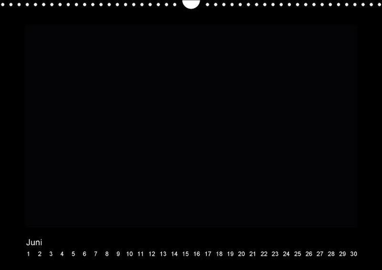 Produktbild: K. A., K: Geburtstags - Bastelkalender - Schwarz (Wandkalen
