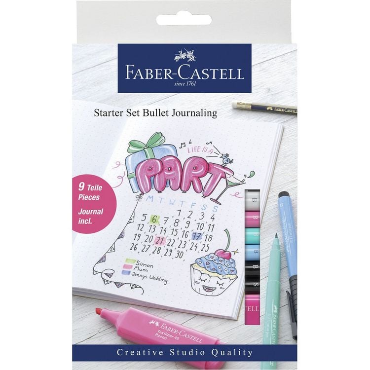 Produktbild: Faber-Castell Bullet Journaling Starter 9er Set