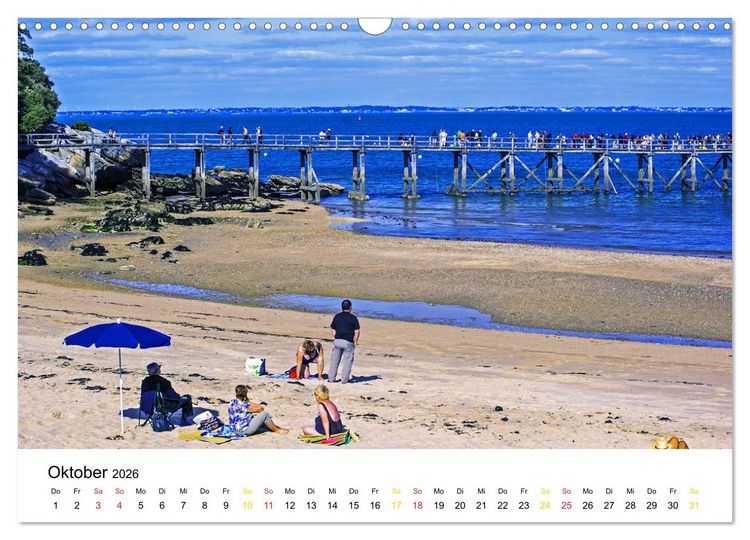 Produktbild: Vend&eacute;e Aus dem Meer steigender Himmel Frankreichs (Wandkalender 2026 DIN A3 quer), CALVENDO Monatskalender