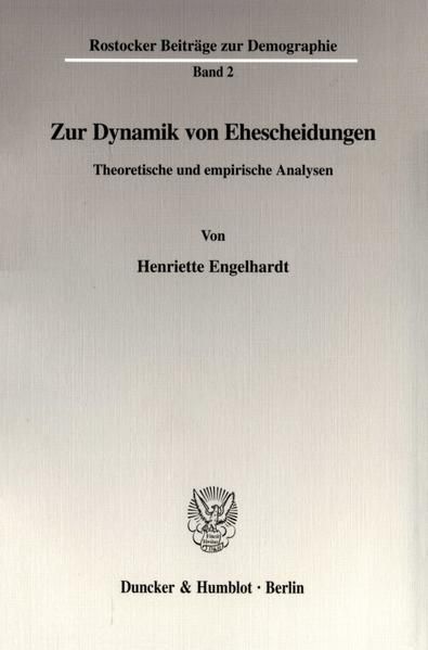Produktbild: Zur Dynamik von Ehescheidungen