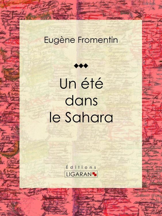 Produktbild: Un &eacute;t&eacute; dans le Sahara
