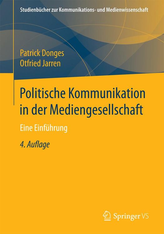 Produktbild: Politische Kommunikation in der Mediengesellschaft