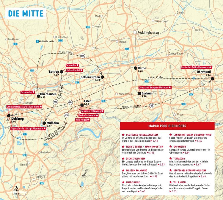 Produktbild: MARCO POLO Reisef&uuml;hrer Ruhrgebiet