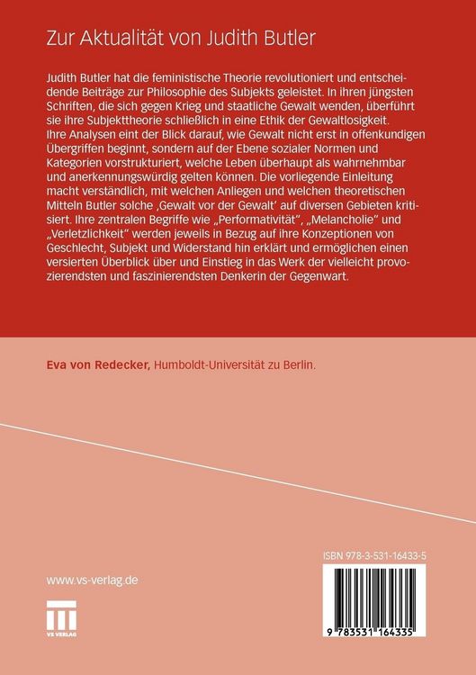 Produktbild: Zur Aktualit&auml;t von Judith Butler