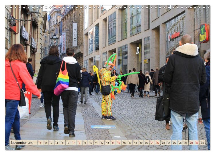 Produktbild: Buntes Leipzig (Wandkalender 2026 DIN A3 quer), CALVENDO Monatskalender