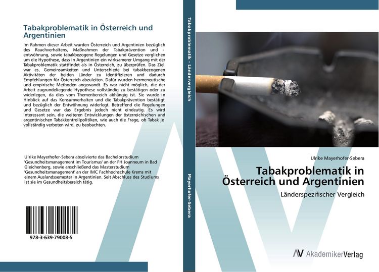 Produktbild: Tabakproblematik in &Ouml;sterreich und Argentinien