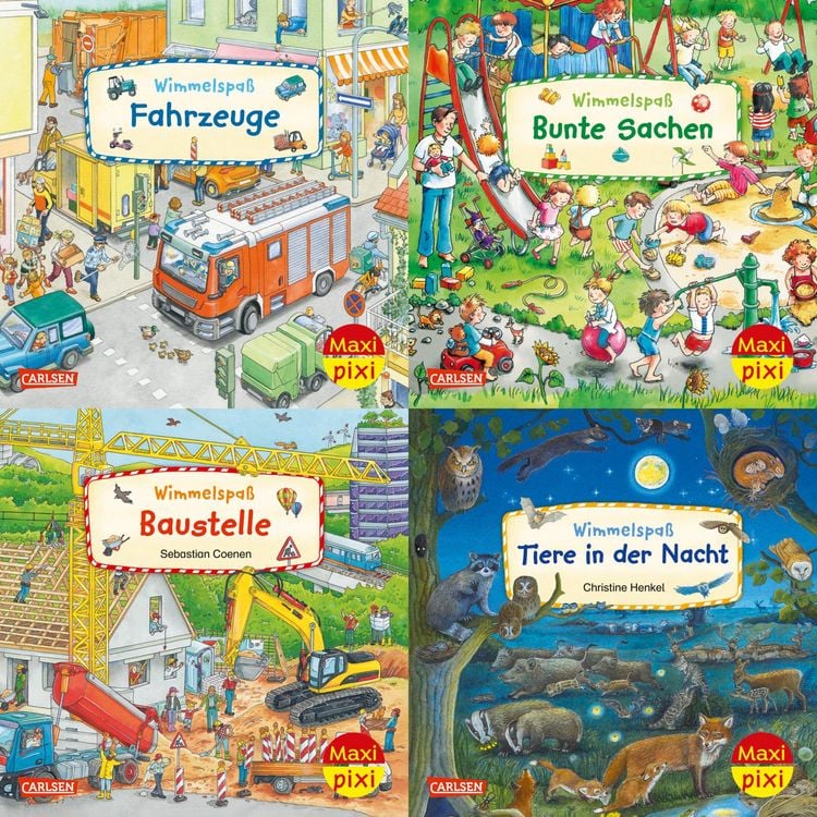 Produktbild: Maxi-Pixi-4er-Set 105: Wimmelbilder 8 (4x1 Exemplar)