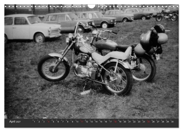 Produktbild: east Rider - Biker und Bikes aus der DDR (Wandkalender 2027 DIN A3 quer), CALVENDO Monatskalender