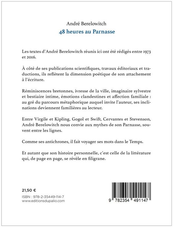 Produktbild: 48 heures au parnasse