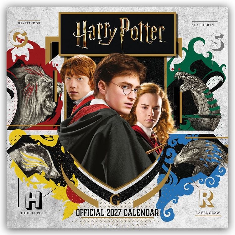 Produktbild: Harry Potter &ndash; Offizieller Kalender 2027 &ndash; Wandkalender