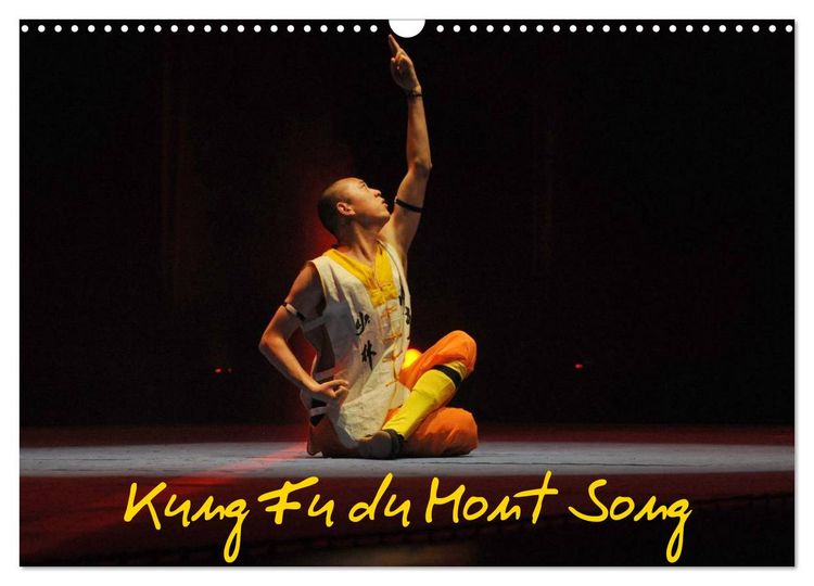 Produktbild: Kung Fu du Mont Song (Calendrier mural 2026 DIN A3 vertical), CALVENDO calendrier mensuel