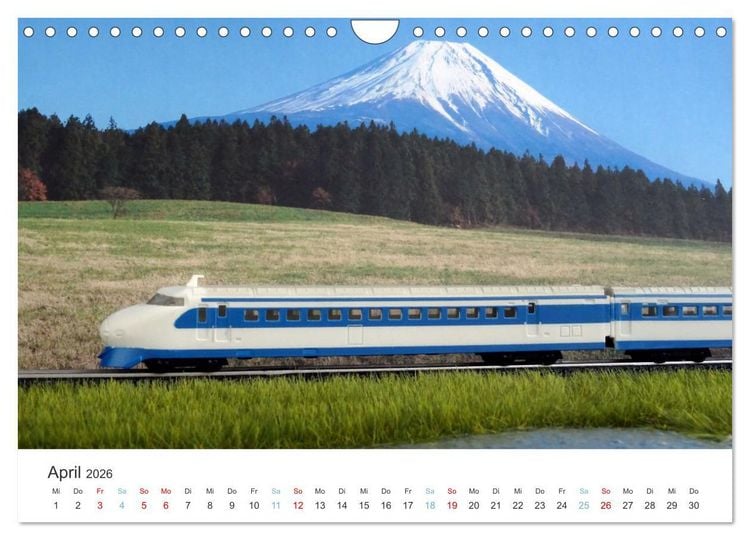 Produktbild: Modellbahnen aus aller Welt - H0, N, Z (Wandkalender 2026 DIN A4 quer), CALVENDO Monatskalender