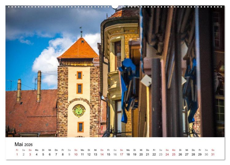 Produktbild: Villingen-Schwenningen - Impressionen einer Stadt (hochwertiger Premium Wandkalender 2026 DIN A2 quer), Kunstdruck in Hochglanz