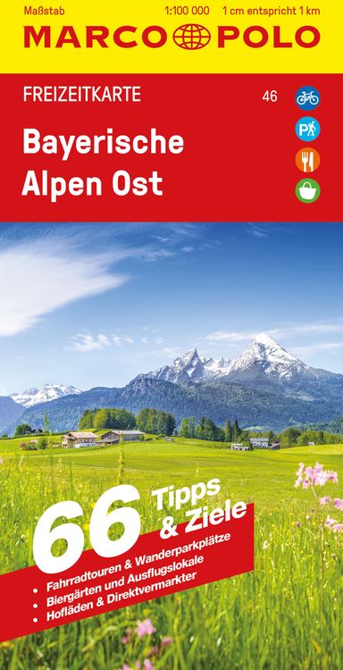Bild vom Artikel MARCO POLO Freizeitkarte 46 Bayerische Alpen Ost 1:100.000 vom Autor Marco Polo Verlag