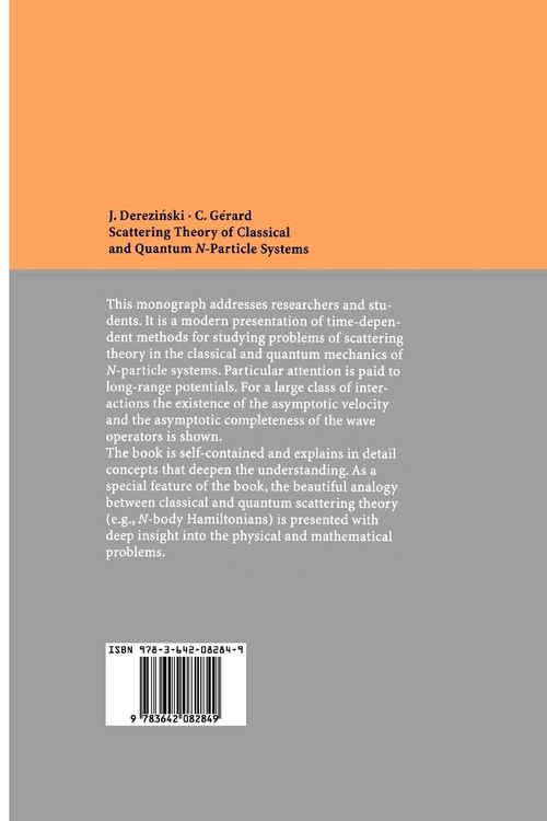 Produktbild: Scattering Theory of Classical and Quantum N-Particle Systems