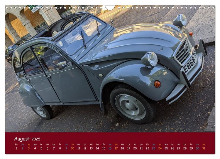 Produktbild: Citroen 2 CV Kult um die Ente (Wandkalender 2025 DIN A3 quer), CALVENDO Monatskalender