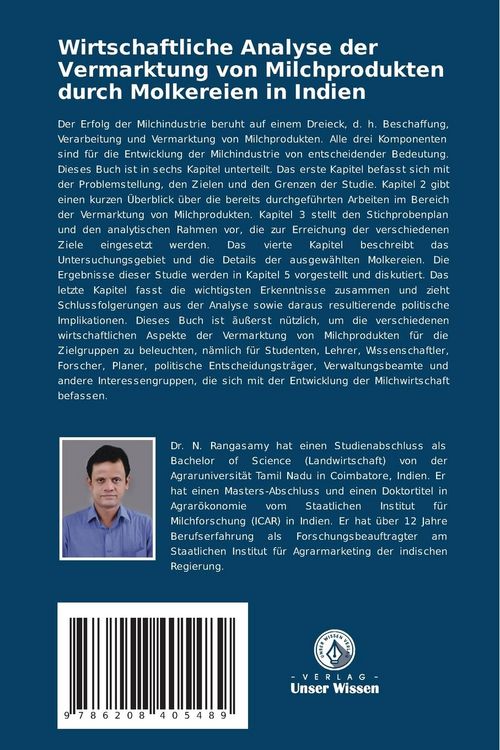 Produktbild: Wirtschaftliche Analyse der Vermarktung von Milchprodukten durch Molkereien in Indien