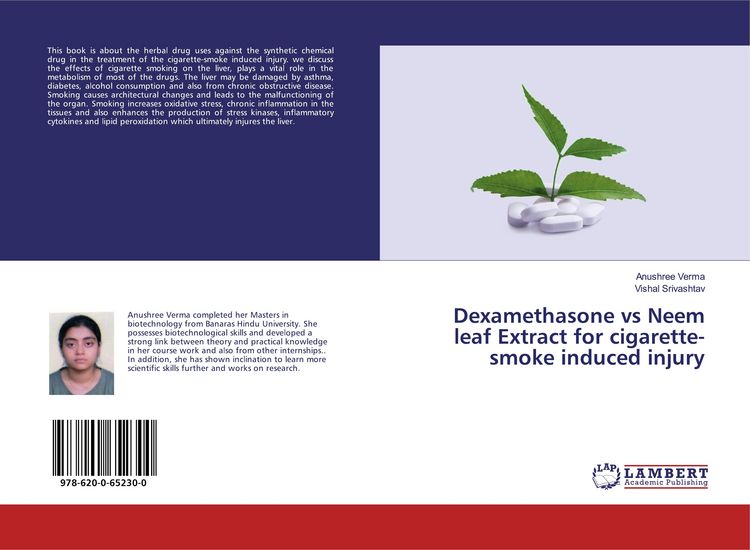 Produktbild: Dexamethasone vs Neem leaf Extract for cigarette-smoke induced injury