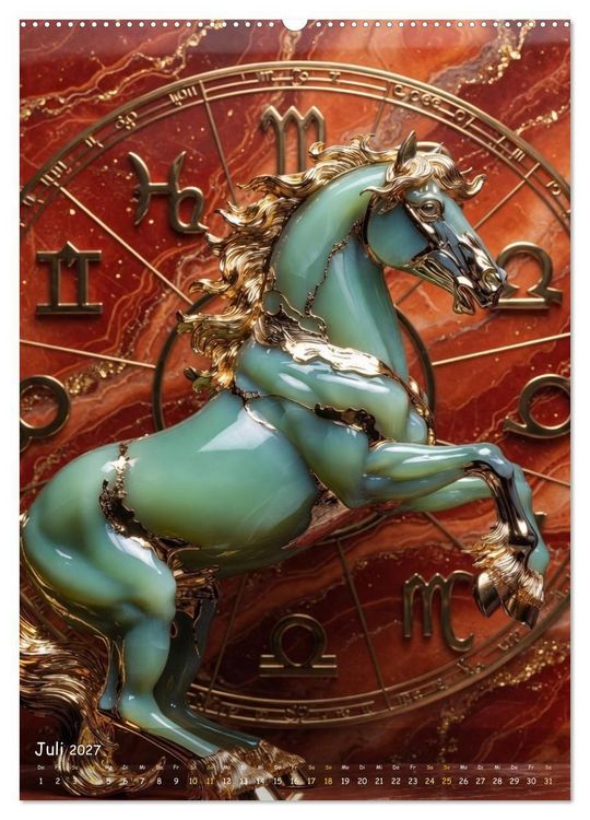 Produktbild: ZODIAK JADE IMPERIAL (Wandkalender 2027 DIN A2 hoch), CALVENDO Monatskalender