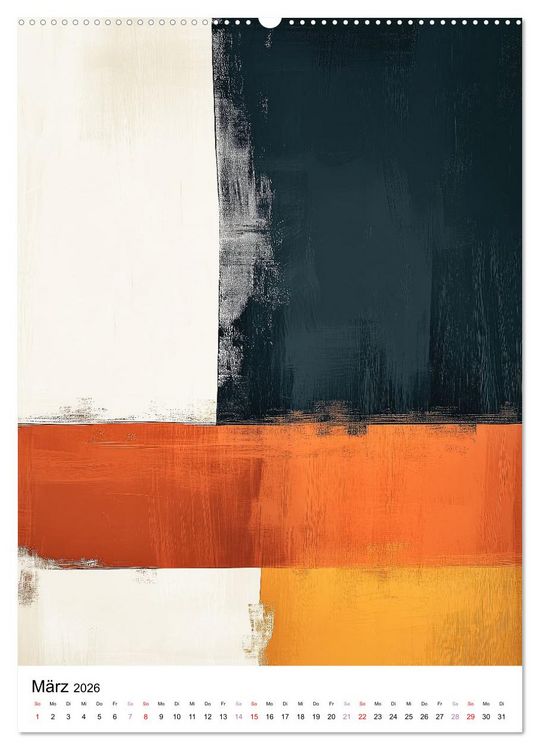 Produktbild: KI-Kunstwerke (hochwertiger Premium Wandkalender 2026 DIN A2 hoch), Kunstdruck in Hochglanz