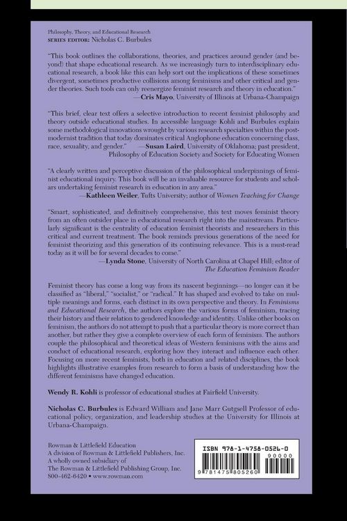 Produktbild: Feminisms and Educational Research