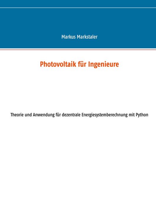 Produktbild: Photovoltaik f&uuml;r Ingenieure