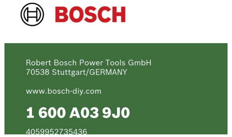 Produktbild: Bosch Home and Garden 1600A039J0 1600A039J0 Werkzeugset