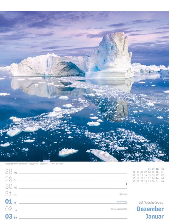 Produktbild: Planet Erde Wochenplaner Kalender 2027 | Landschaften der Welt