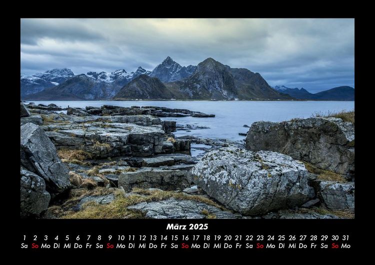 Produktbild: Bergige Welten 2025 Fotokalender DIN A3