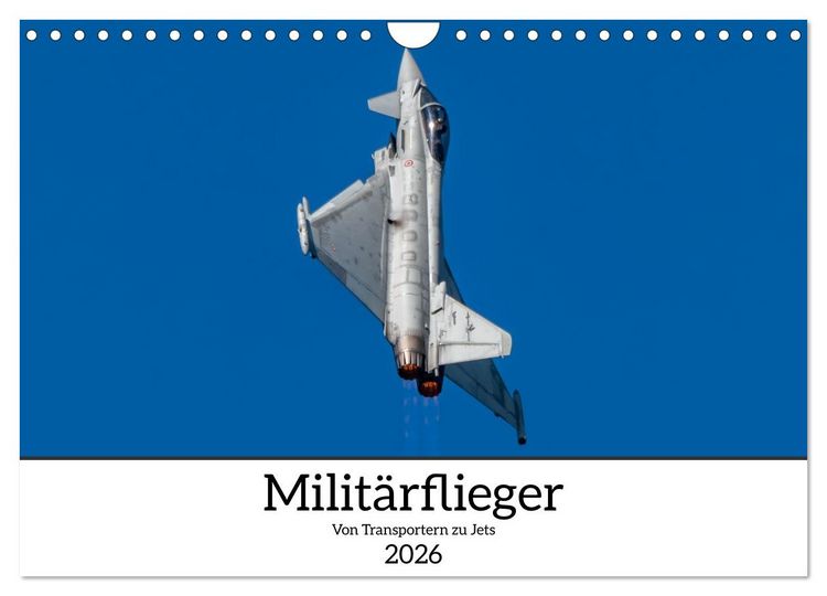 Produktbild: Milit&auml;rflieger (Wandkalender 2026 DIN A4 quer), CALVENDO Monatskalender