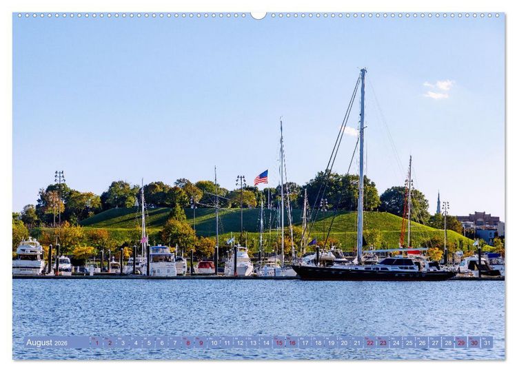 Produktbild: Baltimore. Maritimer Charme an der Ostk&uuml;ste der USA (hochwertiger Premium Wandkalender 2026 DIN A2 quer), Kunstdruck in Hochglanz